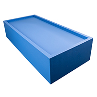Lit monobloc mousse avec encadrement