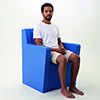 Chaise Forta avec accoudoirs