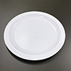 Grande assiette blanche en lexan